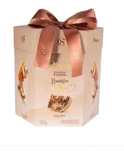 Panettone Dreams Banoffee Cacau Show Natal 750g Parcelamento Sem Juros