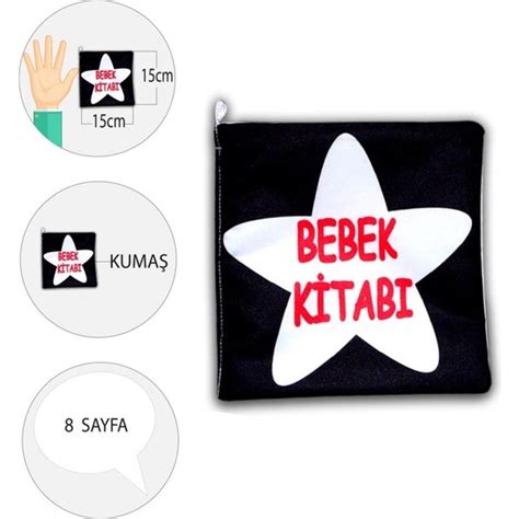 Tox Bebek Siyah Beyaz Kuma Sessiz Kitap T Bez Kitap Fiyat