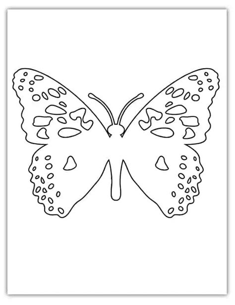 Free Printable Butterfly Outlines And Templates