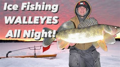 Ice Fishing For WALLEYES On New Lakes YouTube