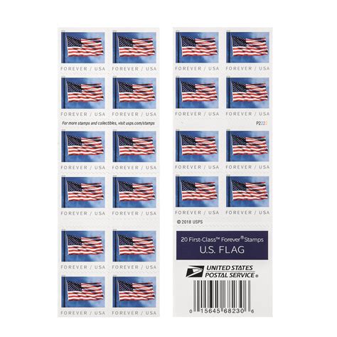 Usps 2019 Us Flags Forever Postage Stamps Stamps Store