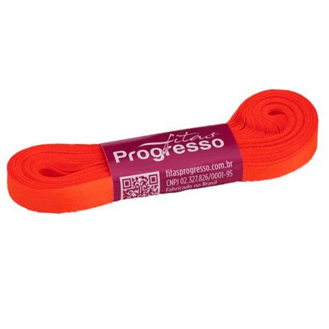 FITA CETIM PROGRESSO 07MM X 10MTS Nº01 LARANJA CÍTRICO 278 C 10 JC