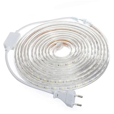 Tira De Luces LED Flexible SMD 5050 AC220V 60leds M Cinta De Luces