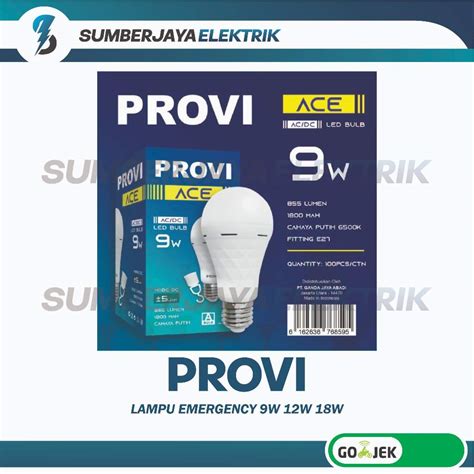 Jual Lampu Bohlam Emergency Led Bulb Provi Magic W W W