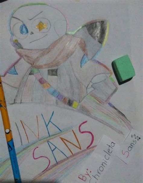 Dibujo de ink sans Undertale Español Amino