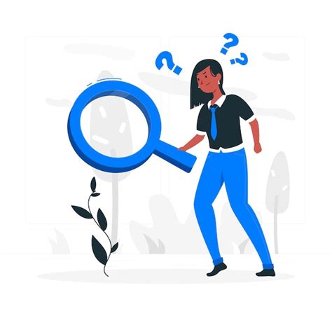 Free Vector Curious Concept Illustration