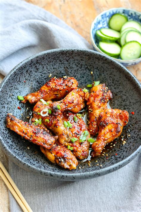 Grilled Asian Style Chicken Wings Claudias Table