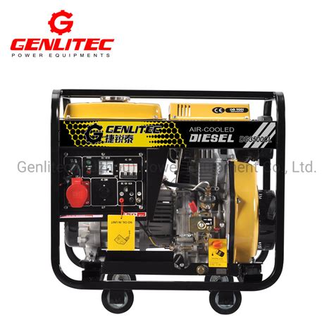 Genlitec Powered 4 Stroke Air Cooled Diesel Generator 28kw 30kw Open