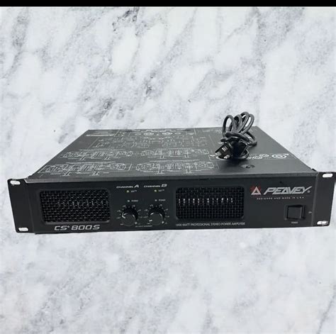 Peavey Cs800s 1200 Wattprofessional Stereo Power Amplifier Reverb