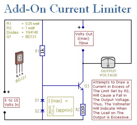 Current Limit Servo Circuit Diagram An Add On Current Limite