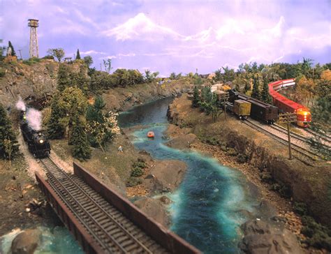 The Kokomo River on the former Heartland Central N scale