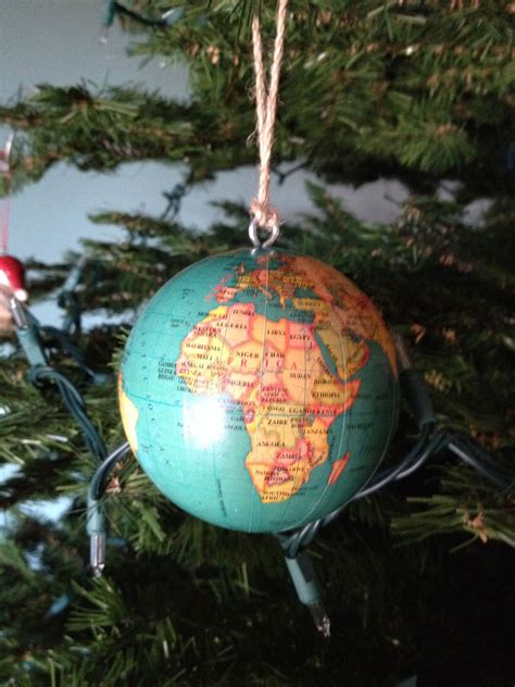 Globe Ornament Globe Ornament Coastal Christmas Tree Christmas Bulbs