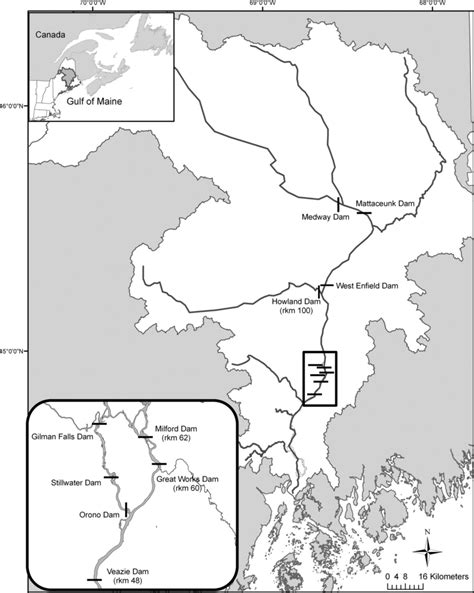 Penobscot River Map