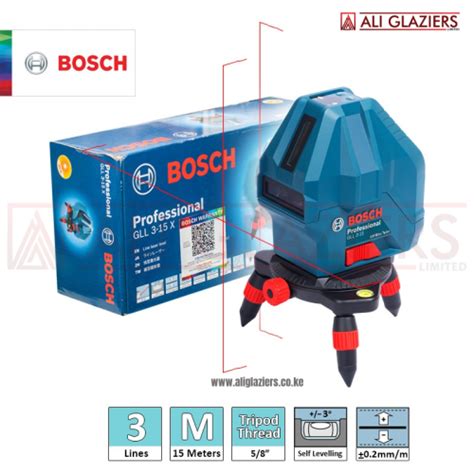 BOSCH GLL 3 15 X Line Laser Level 0601063M00 In Nairobi Kenya Bosch