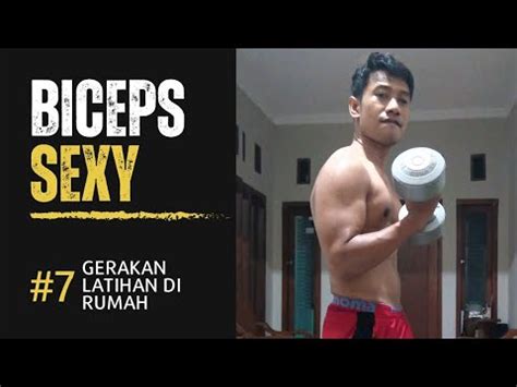 Gerakan Latihan Biceps Di Rumah Dengan Dumbells Youtube