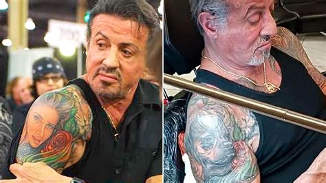 Sylvester Stallone Reemplazó El Tatuaje De Jennifer Flavin Que Tenía En