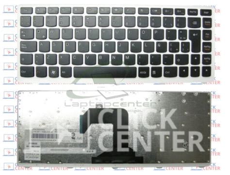 Teclado Lenovo Ideapad S Espa Ol Negro F Blanco Click Center