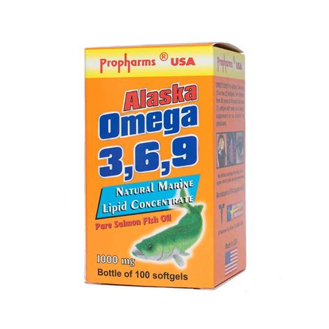 Alaska Omega 3 6 9 1000mg Hộp 100v Hỗ Trợ Bổ Não Sáng Mắt