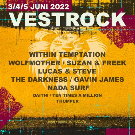 VESTROCK Kondigt Eerste Namen Aan Luminous Dash BE