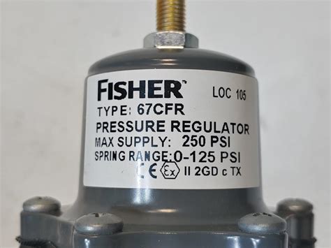 Fisher Controls Pressure Regulator Type 67cfr