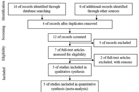 The Flowchart Of Papers Input Steps For Systematic Review And Meta Analysis Download