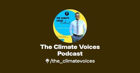 The Climate Voices Podcast | Instagram, Facebook | Linktree