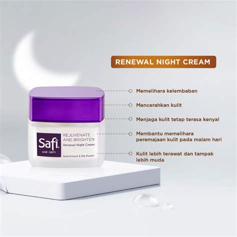 Jual Safi Age Defy Renewal Night Cream Gr New Improved Formula