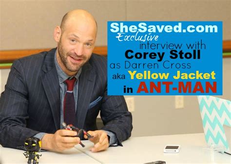 EXCLUSIVE INTERVIEW Talking About ANT MAN With Corey Stoll AKA Yellow