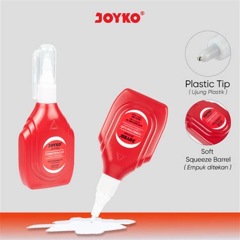 Jual 12pc TIP EX CAIR JOYKO JK 01 MINI CORRECTION FLUID TIPE X