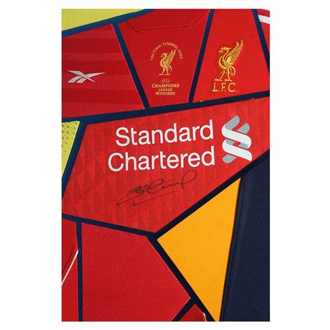 Steven Gerrard Signed Liverpool Fc Exclusive Shirt Display Elite