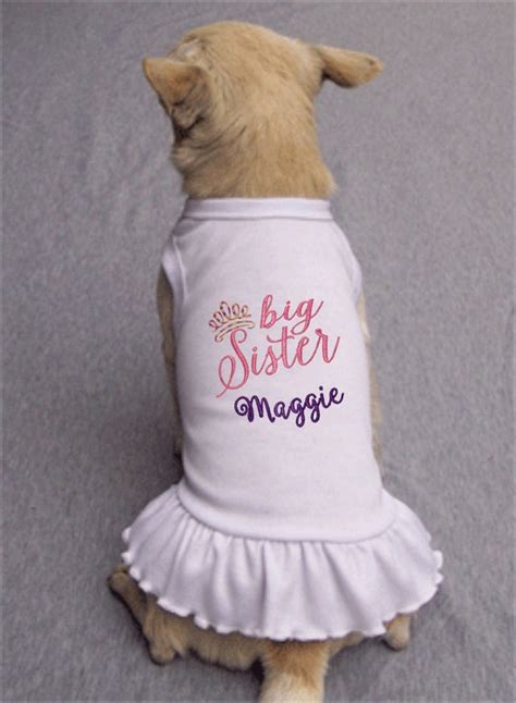 Dog Big Sister Big Sister Shirt Dog Tee Shirt By Beauchienboutique