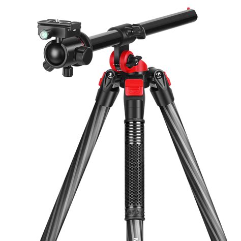 Manbily Fpt 284c Carbon Fiber Camera Tripod Monopod Carbon Fiber With Rotatable Center Column