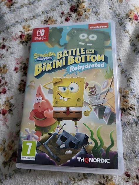 SPONGEBOB SQUAREPANTS BATTLE For Bikini Bottom Rehydrated Nintendo Switch 14 19 PicClick UK