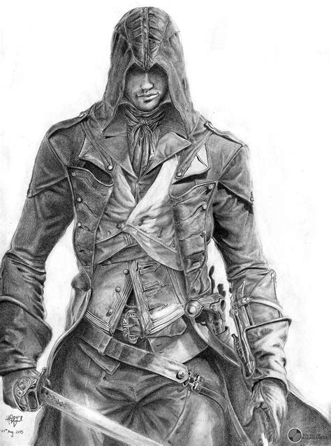 My New 40 Hour Assassins Creed Unity Sketch I Feel The Game Is