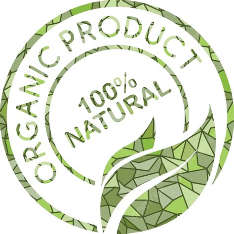 Logo Sticker For Organic Products With Natural And Ecofriendly Label