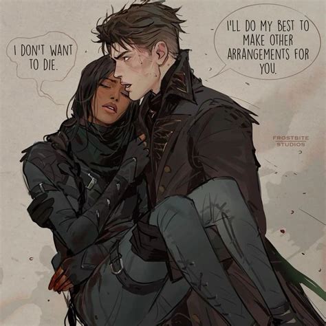 Cr Frostbite Studios Six Of Crows Kaz Brekker And Inej Ghafa In