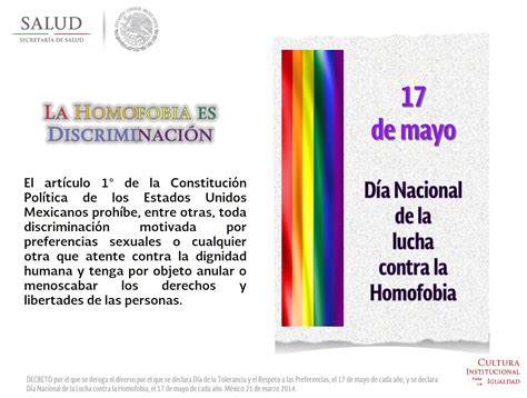 17 De Mayo Día Nacional De La Lucha Contra La Homofobia Comisión