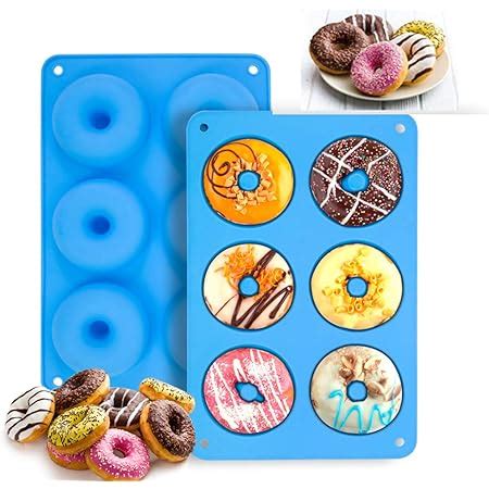 Amazon Pawuki Silicone Donut Pan Non Stick Mold Donut Mold For