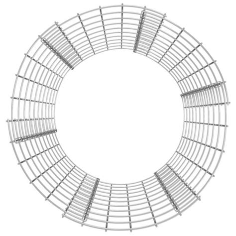 Zerodis Lit Sur Lev Gabion Circulaire Acier Galvanis X Cm