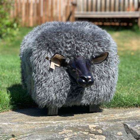 Sheep Footstools Ram Footstools Tweed Yourself