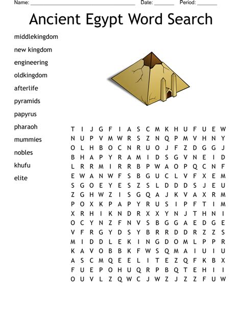 Ten Plagues Of Egypt Word Search Puzzle Off