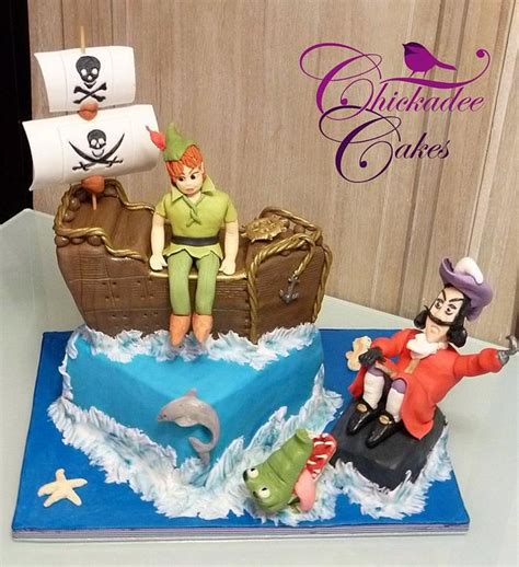 Pirate Cake Decorated Cake By Chickadee Cakes Sara Cakesdecor