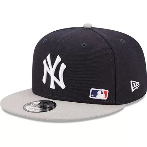 Gorra Plana Azul Marino Y Gris Snapback 9fifty Team Arch De New York Yankees Mlb De New Era