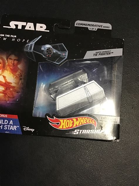 Hot Wheels Star Wars Commemorative Series Starships Darth Vader S Tie Fighter 887961709513 EBay