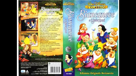 Opening To Snow White And The Seven Dwarfs Vhs Italian Youtube