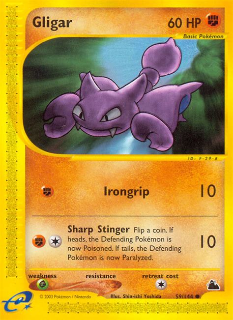 Gligar 67 145 Wert Bild Künstler Seltenheit Pokemonkarte de