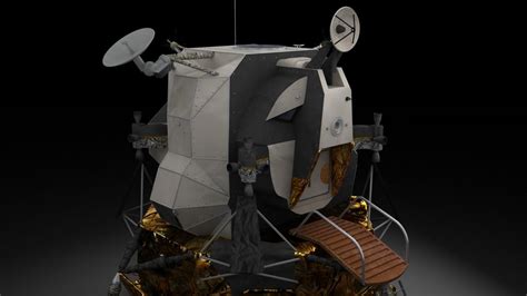 LUNAR LANDER 3D Model $110 - .fbx .prj .max .3ds .obj .unknown - Free3D