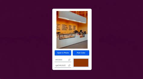 Image Color Picker Using HTML CSS And JavaScript