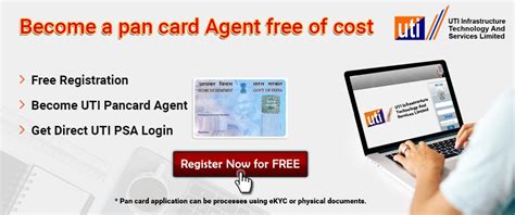 Pancard Agent Registration Uti Psa Registration