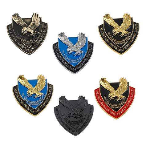 3D Metal Car Emblem The Fraternal Order Of Eagles Philippine Eagles